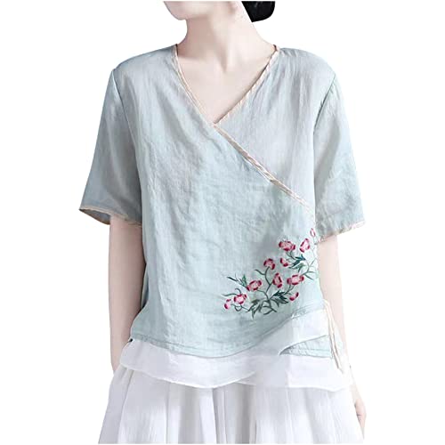 Womens Summer Tops Dressy Casual 3/4 Sleeve