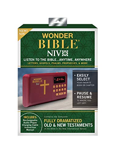WONDER BIBLE NIV - Portable Audio Bible Player