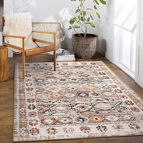 Wonnitar Bohemian Ultra-Thin 5x7 Rug