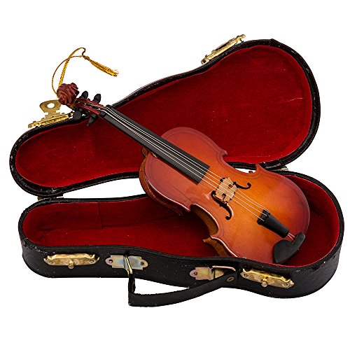 Wood Violin Ornament