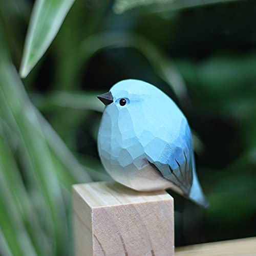 Wooden Bird Figurines for Home Decor