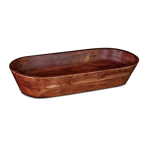  Amyhill 15 Pieces Wood Dough Bowl Rustic Bowl Bulk Vintage  Wooden Dough Bowls Hand Carved Paulownia Bowls for Home Farmhouse Dining  Holding Candles Making Bread Dough Fruits Supplies Decor (Brown): Home