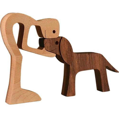 Wooden Pet Carvings - Dog Memorial Gifts