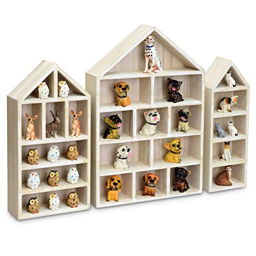 Wooden Shadow Cubby Box Display Shelf Organizer