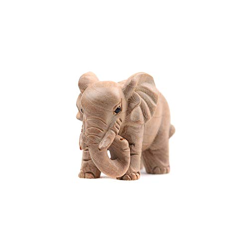 Wooden Small Elephant Statue Home Decorations