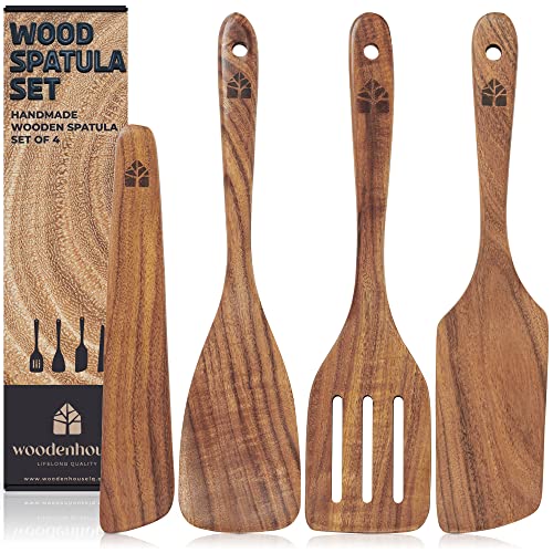 Wooden Spatula Cooking Set of 4