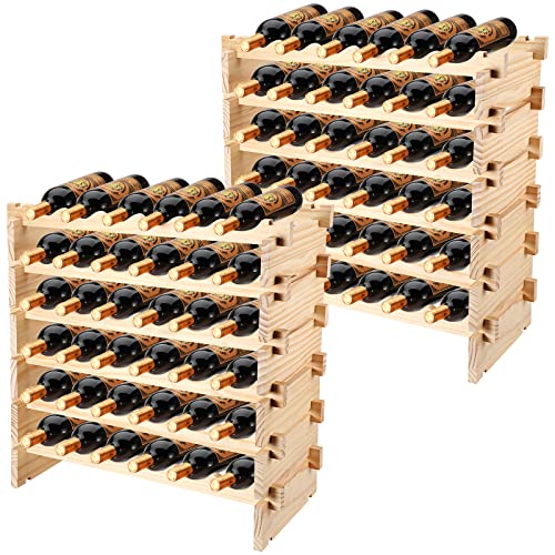Wooden Stackable Wine Rack