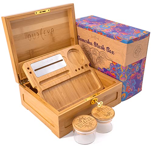 Wooden Stash Box Bundle with Lock