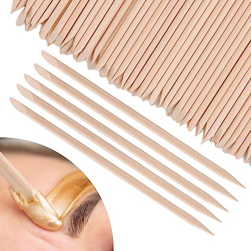 Non-Stick Wax Spatulas Large Wax Sticks Silicone Waxing Craft Sticks  Reusable Scraper Hair Removal Waxing Applicator Large Area Hard Wax Sticks  for Body Use on Salon and Home 
