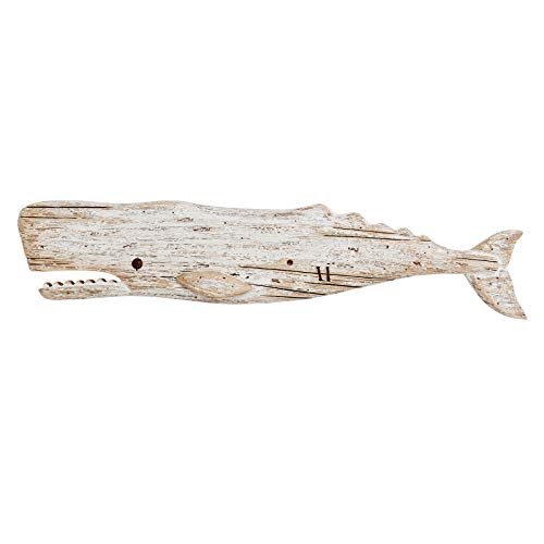 Wooden Whale Decor Hanging Wood Whale Decorations for Wall