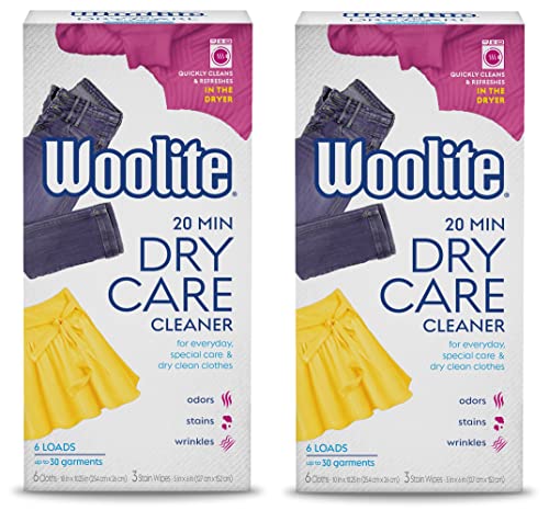 Woolite At-Home Dry Cleaner, Fresh Scent, 12 Cloths