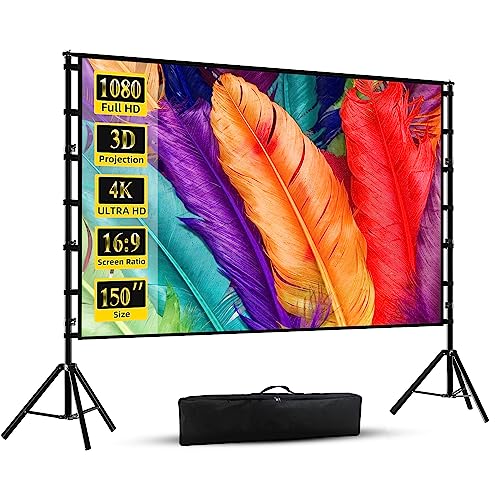Wootfairy Portable and Foldable Projection Screen