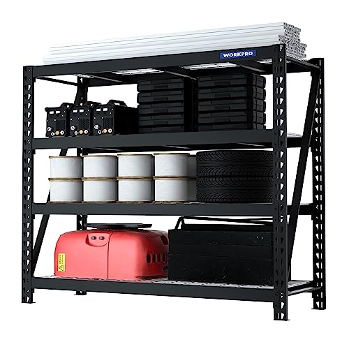 WORKPRO 68" Ultra Wide Metal Garage Shelving Unit