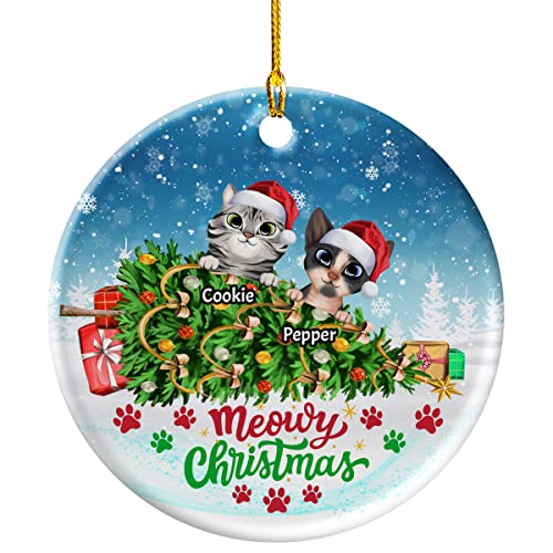 wowcugi Personalized Cat Ornament