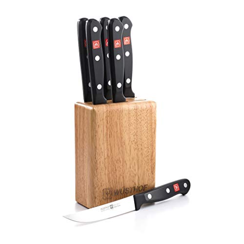 Wusthof Gourmet Steak-Knife Set with Wooden Block