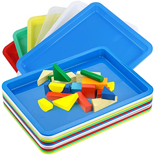 WUWEOT 12 Pack Plastic Activity Tray