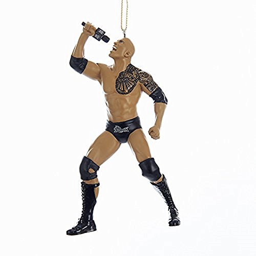 WWE The Rock Pro Wrestling Christmas Tree Ornament