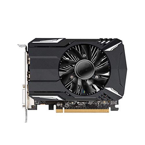 WWWFZS Graphics Card Fit for Radeon RX550 RX 550 2G GDDR5 Video Card Graphics Cards New Desktop PC Support AMD Intel CPU Motherboard Computer Game Map PC Graphics Cards