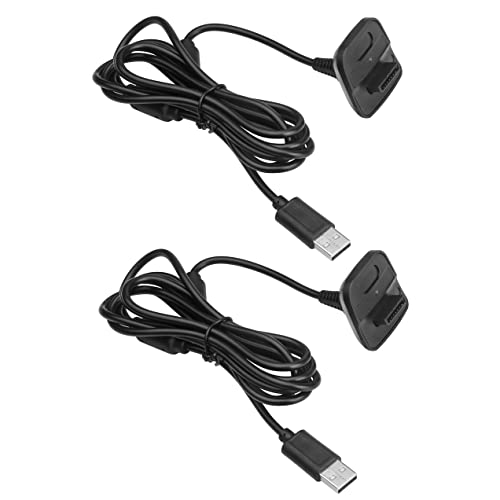 Xbox 360 Controller Charger, 2-Pack USB Charging Cable