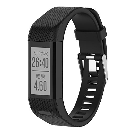 XHNee Silicone Replacement Band for Garmin Vivosmart HR+