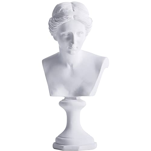 XIYOUQI Venus de Milo Statue Greek Statue of Venus Aphrodite Bust Sculpture 5.9in Greek Mythology Venus Sculpture Greek Goddess Bust Statue for Home Office Decor