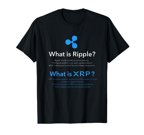 XRP RIPPLE DEFINITION in Crypto DeFi Blockchain Technology T-Shirt