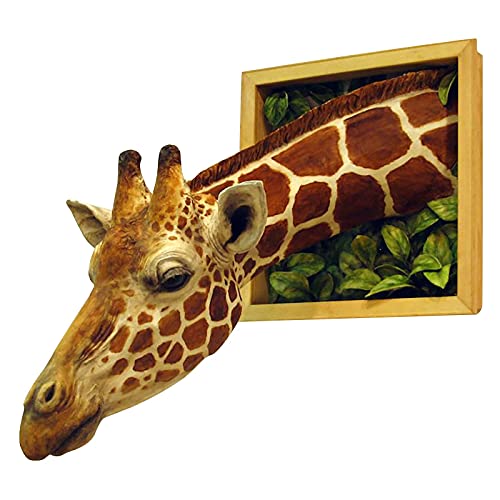 XXHH 3D Wall Mounted Giraffe Sculpture