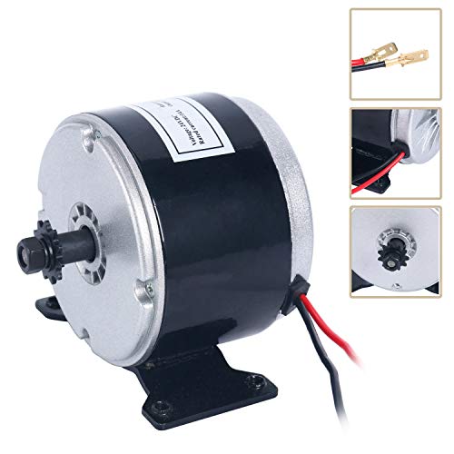 YaeTek 24V Electric Motor Brushed 250W 2650RPM Chain For E Scooter Drive Speed Control