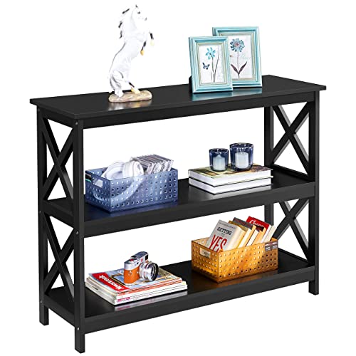 Yaheetech Console Table with Storage Shelves
