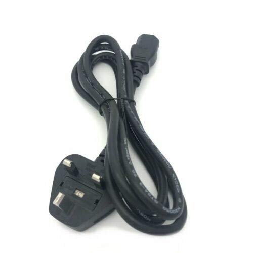 yan UK 6FT Computer Power Supply Cord Cable Wire for HP DELL ACER Desktop PC System