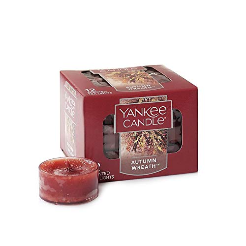 Yankee Candle Autumn Wreath Tea Light Candles, Food & Spice Scent