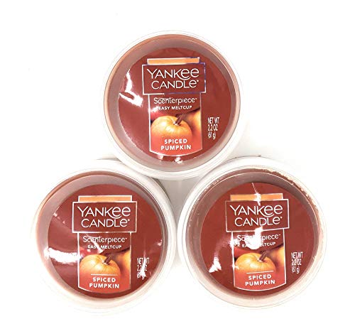 Yankee Candle Spiced Pumpkin Scenterpiece Bundle - Set of 3