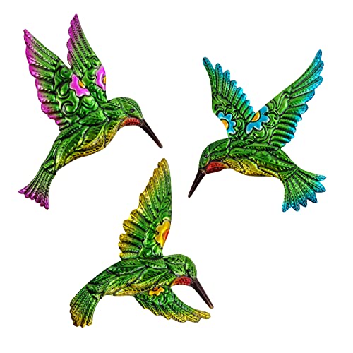 Yardancer Hummingbird Wall Art Decor 3pcs