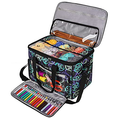 Yarn Tote Organizer with Cover