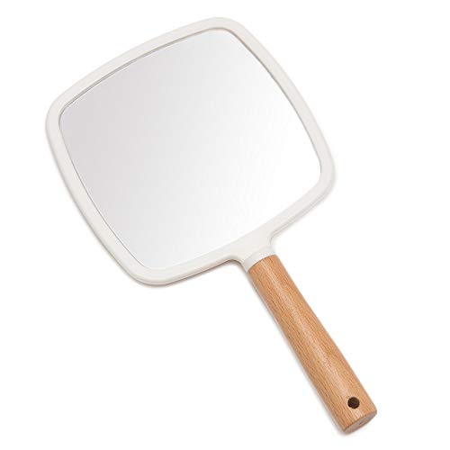 YEAKE Hand Held Mirror with Handle for Makeup