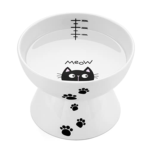 Yedio Porcelain Raised Cat Bowl
