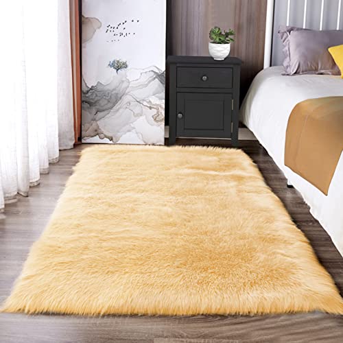 Yellow Bedroom Rug