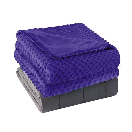 yescool Cooling Weighted Blanket with Washable Cover