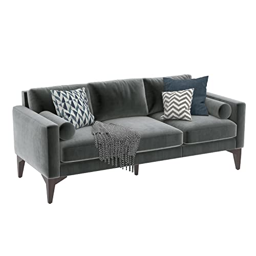 YESHOMY 77" W Dark Gray Sofa Couch