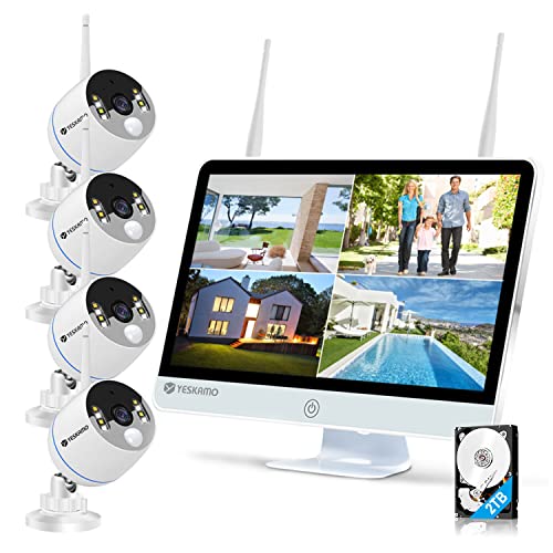 YESKAMO Long Range Wireless Home Security Camera System