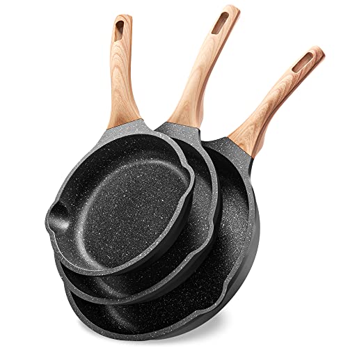 YIIFEEO Non Stick Frying Pan Set - Cookware for Delicious Dishes