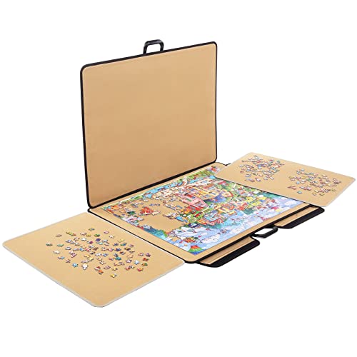 YISHAN Puzzle Table Board with Storage and Sorting Trays