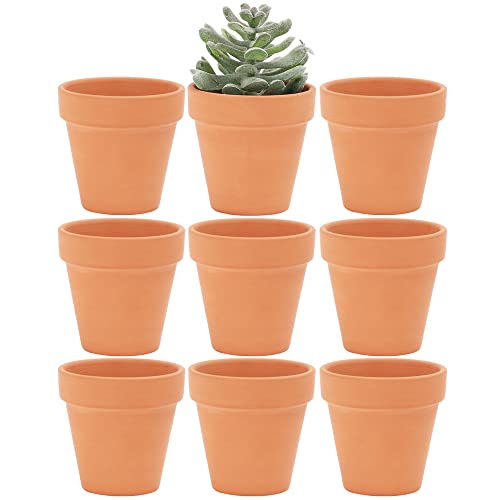 Yishang Mini Terracotta Clay Pots Pack of 9