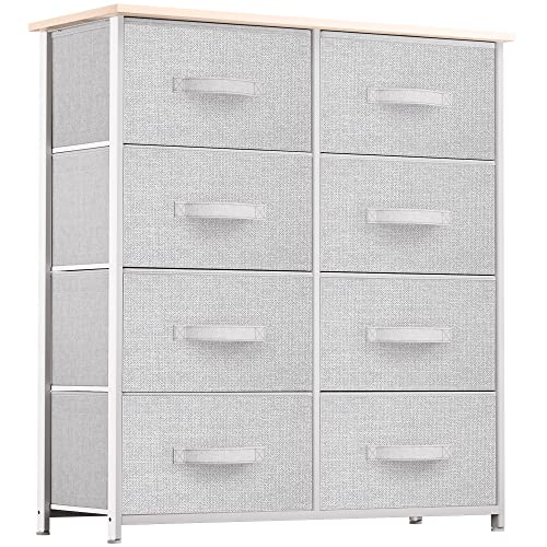 YITAHOME 8-Drawer Storage Tower - Fabric Dresser with Large Capacity