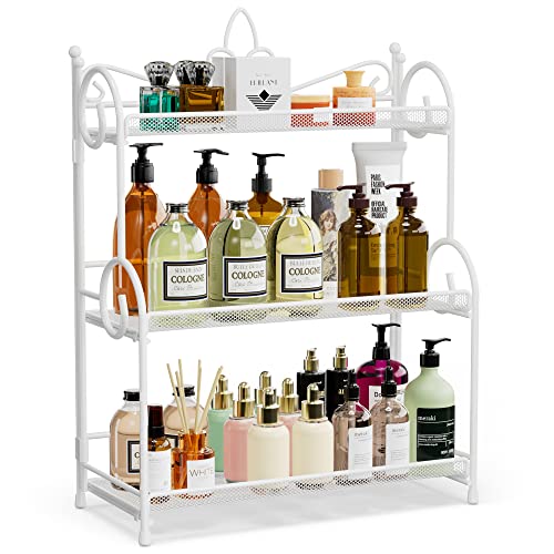 YIUKEA Bathroom Counter Organizer - Spice Rack Countertop