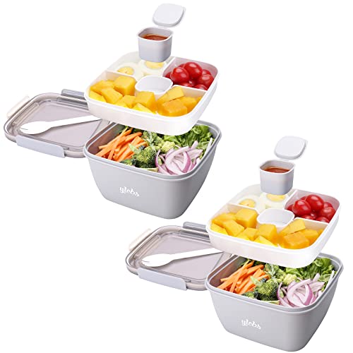 Ylebs Lunch Box with 3 Compartment Tray