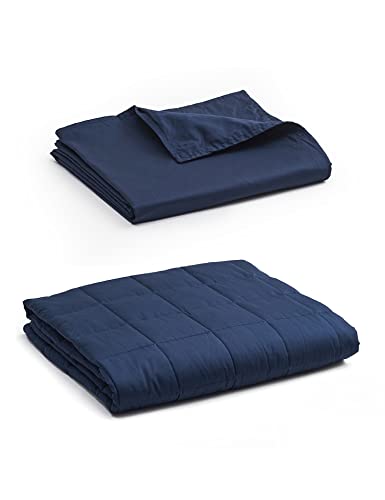 YnM Weighted Blanket with Cotton Duvet Bundle
