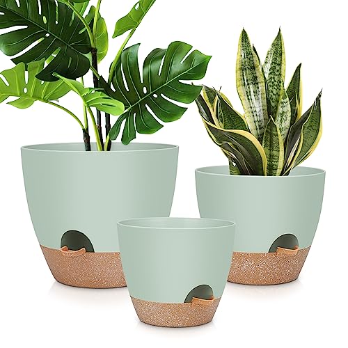 YNNICO Large Plant Pots - Sturdy and Stylish Flower Planters