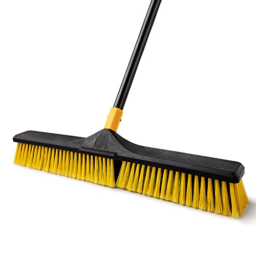 Yocada Push Broom Brush with Stiff Bristles