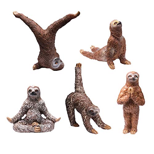 Yoga with Sloths Figurines Set